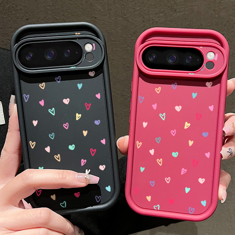 Renkli Küçük Kalpler Desenli Y - Google Pixel 8A incelemesi ve fiyatı