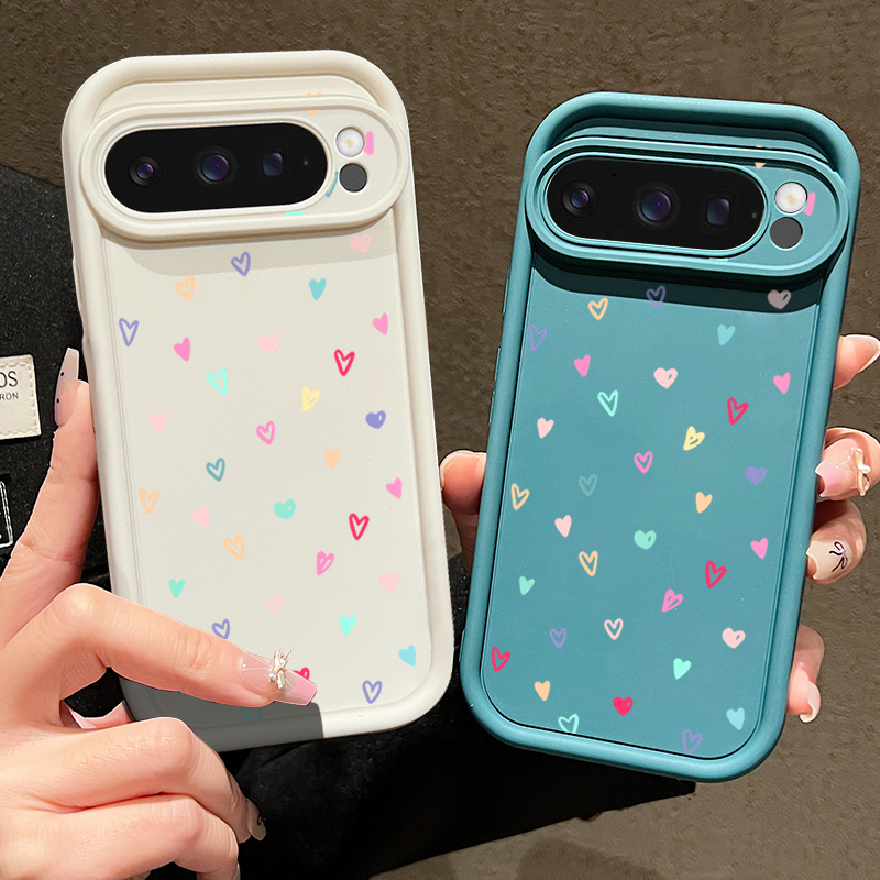 Renkli Küçük Kalpler Desenli Y - Google Pixel 8A incelemesi ve fiyatı