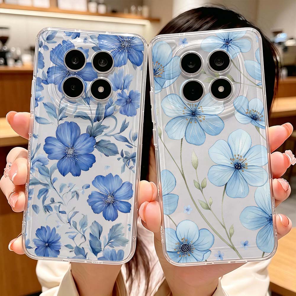 Mavi Suluboya Çiçek Desenli Te - Xiaomi Poco X6 incelemesi ve fiyatı