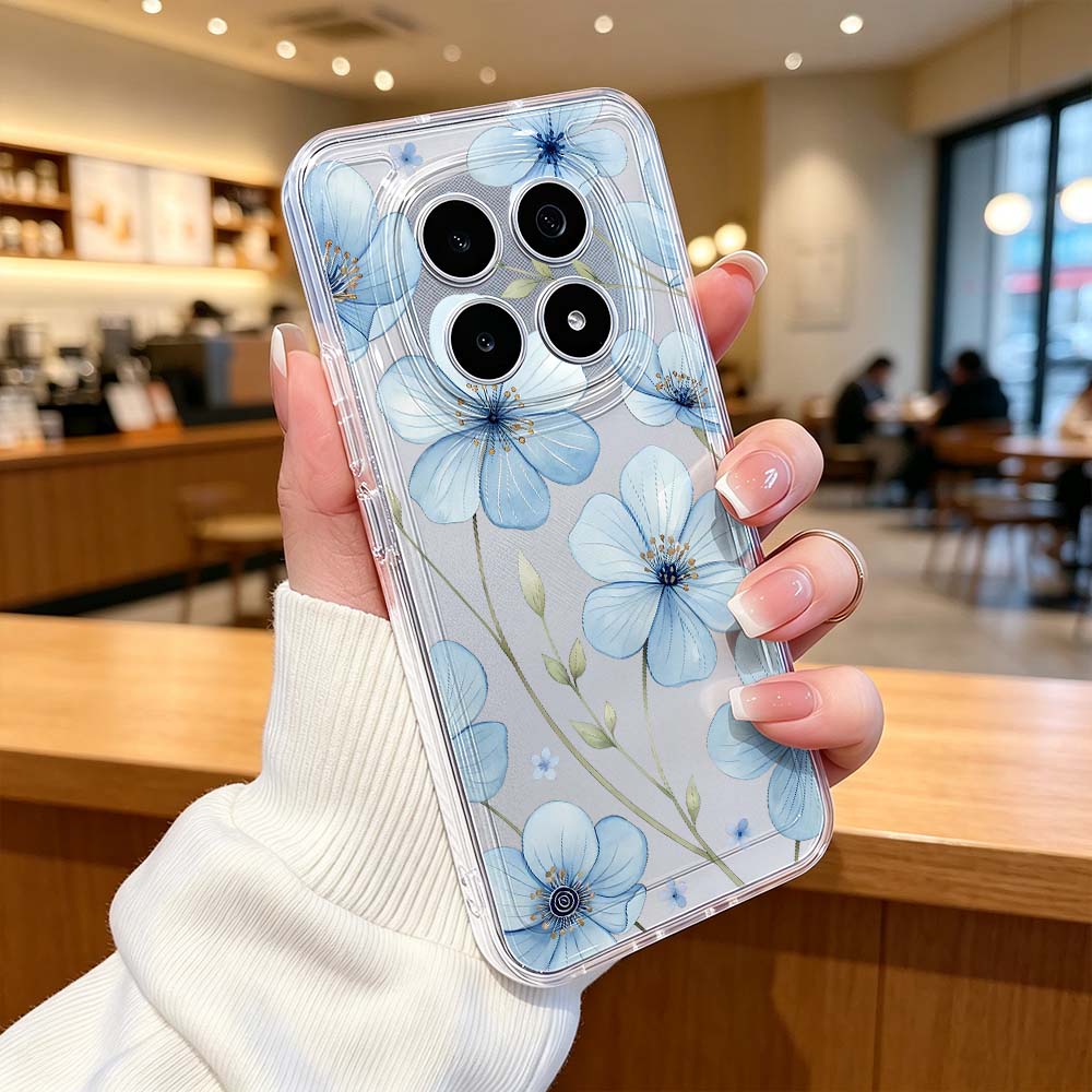 Mavi Suluboya Çiçek Desenli Te - Xiaomi Poco X6 incelemesi ve fiyatı