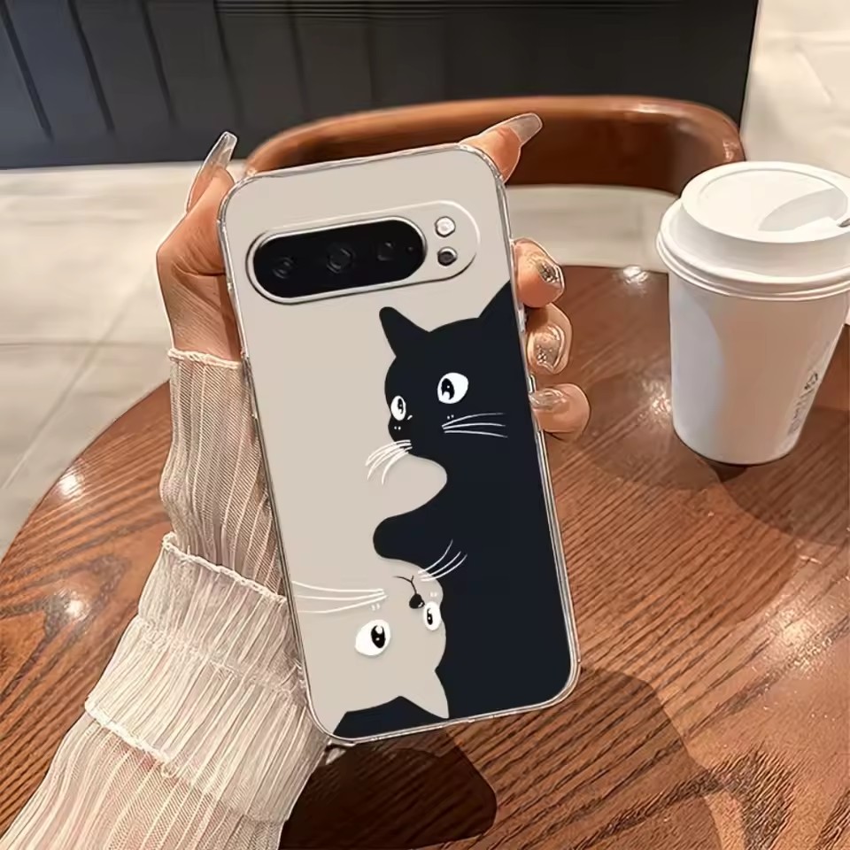 Sıcak Kawaii Karikatür Siyah K - Google Pixel 8A incelemesi ve fiyatı